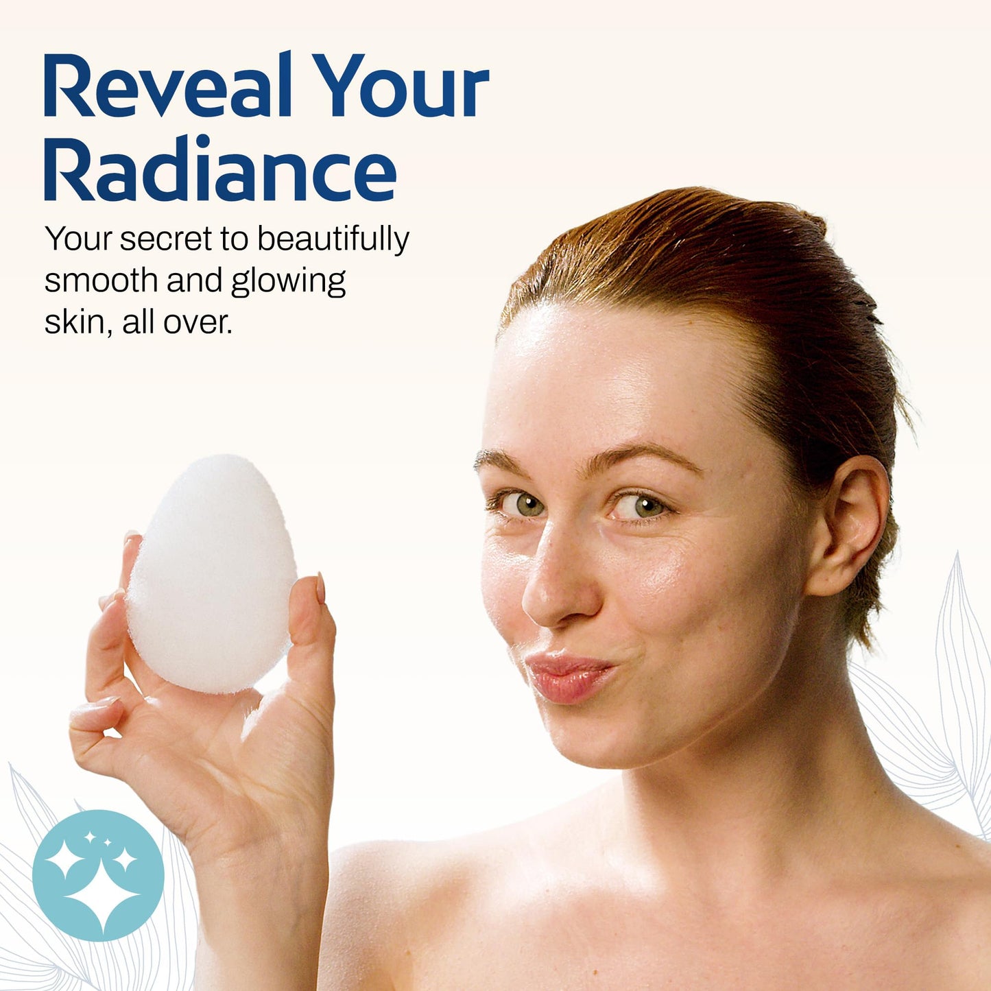 HartFelt [10 Pack] Regular Exfoliating Facial Sponge for Face - Daily Cleansing Face Scrubber - Buf Dirt Away with Puf Styled Reusable Face Pads for Removing Makeup, Dirt, and Dead Skin - Made in USA