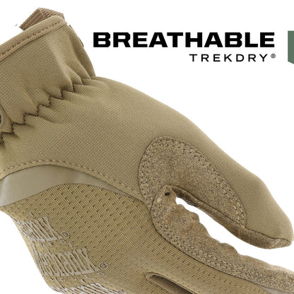 Mechanix Wear FastFit Tactical Gloves - Heavy Duty Lightweight Multipurpose Gloves - Flexible Grip & Reinforced Palm - Touchscreen Capable - Small - Coyote Tan