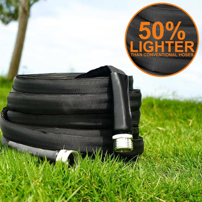 GUKOK Garden Hose, Lightweight, Ultra Flexible, Durable, Kink-Free Garden Hose, RV, Marine and Camper Hose (50 FT)