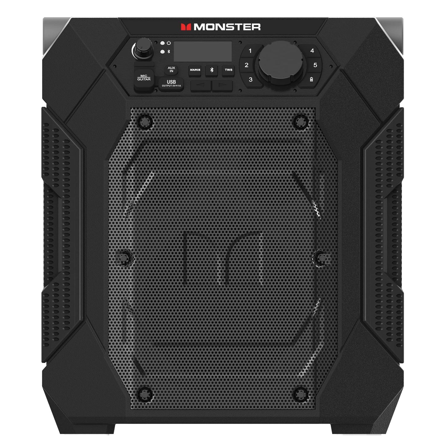 Monster Rocker 270 Sport | Portable Indoor/Outdoor Wireless Speaker, 60 Watts, Up to 24 Hours Playtime, IPX4 Water Resistant, Connect to Another TWS Speaker