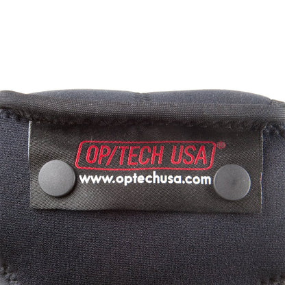 OP/TECH USA Soft Pouch – Compact digital camera case, lightweight accessories pouch, sleek neoprene sleeve for DSLR, perfect for backpacks & travel – durable protection in style | D-M 4/3 | Black
