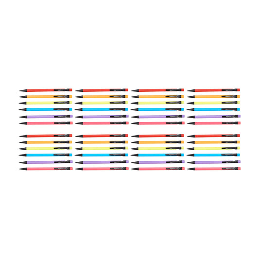 Amazon Basics Mechanical Pencils 0.7mm For Writing, Drawing, Bulk Office and School Supplies, Multicolor, 48-Pack
