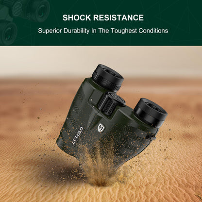 12x30 Compact HD Binoculars for Adults High Powered - Large View Binoculars with Clear Low Light Vision - Super Bright Lightweight & Waterproof Binocular for Bird Watching Travel Hunting