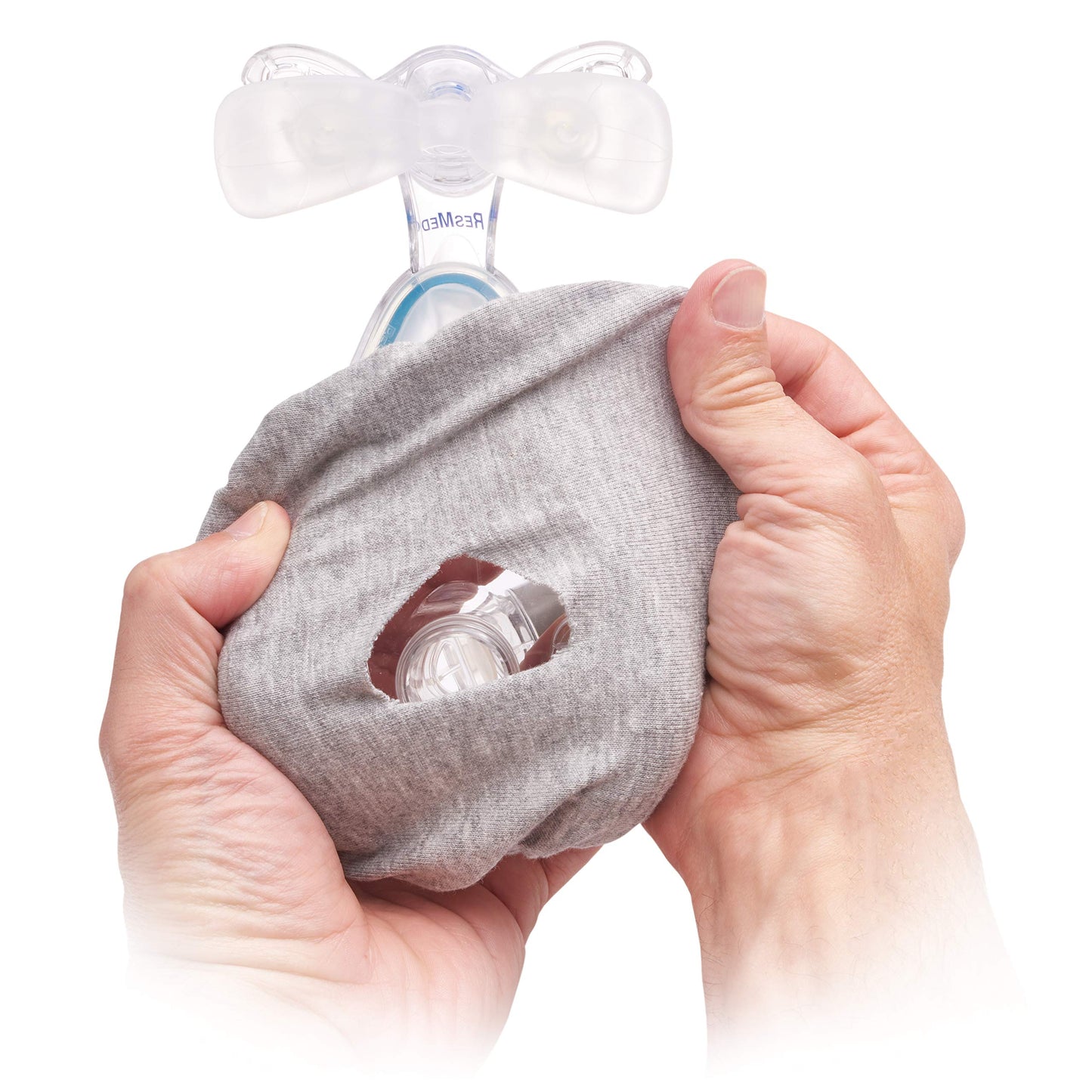 10 Pack Cpap Mask Liners to Reduce air leaks Ultra Soft Cotton Covers are Washable and Easy to Clean with Laundry Bag (10 Count (Pack of 1))