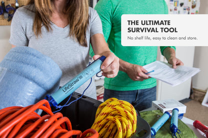 LifeStraw Personal Water Purifier for Hiking, Camping, Travel, and Emergency Preparedness
