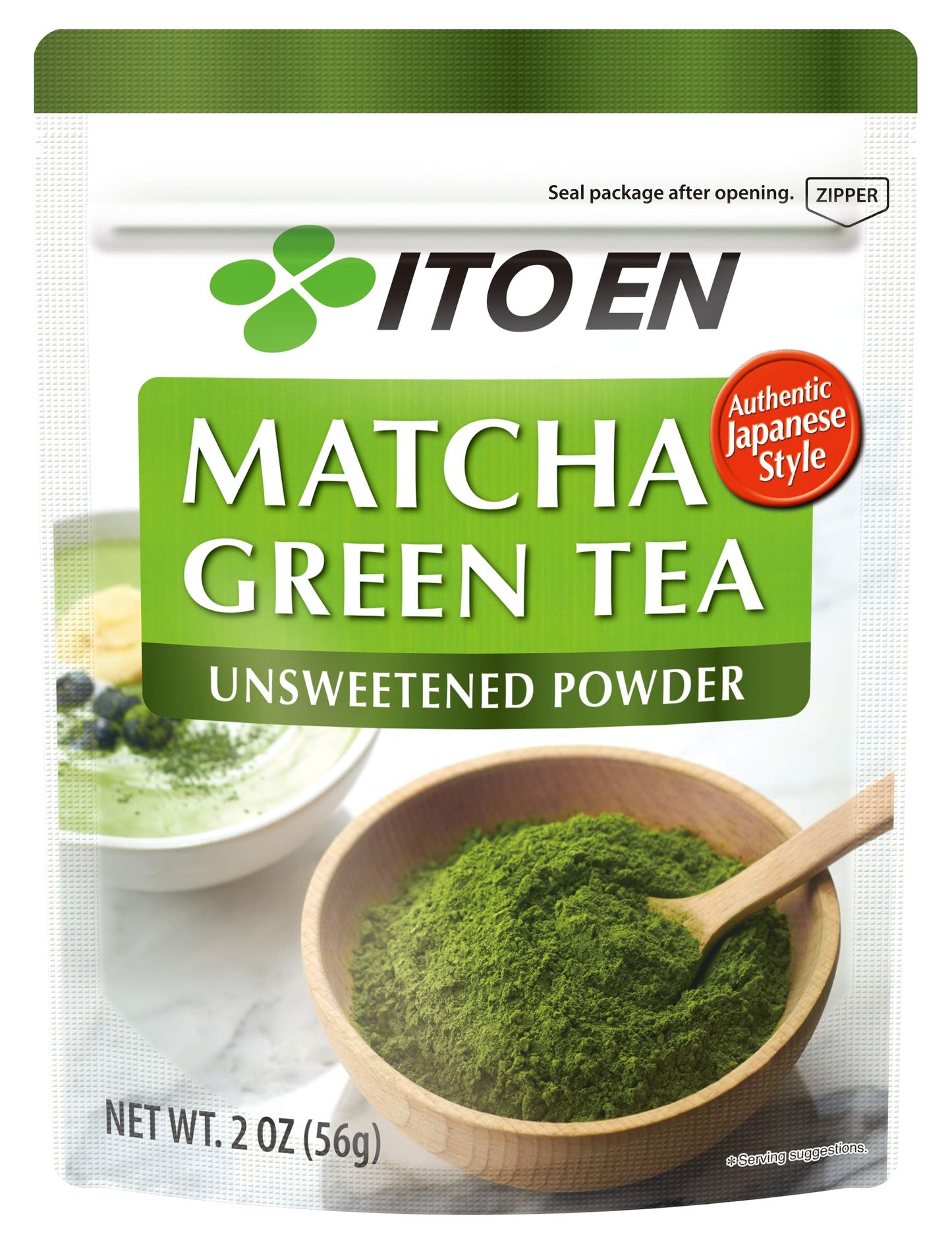 Ito En Matcha Green Tea Japanese Matcha Powder, Unsweetened, 2 Ounce