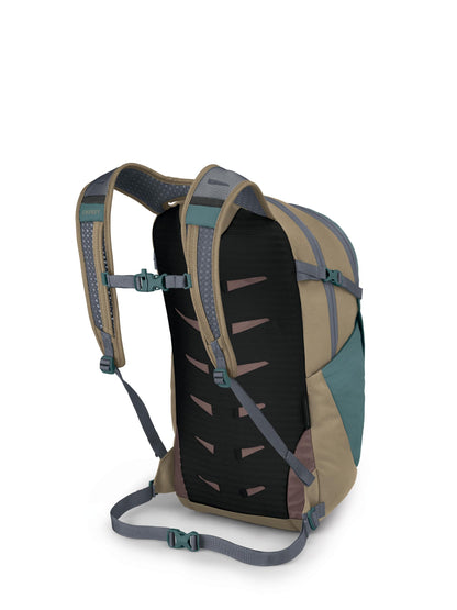 Osprey Daylite Plus Commuter Backpack - Lightweight, Everyday Pack with Laptop Sleeve and Water Bottle Pockets - Ideal for Work, School, and Travel with Versatile Storage, Cascade Blue/Latte Brown