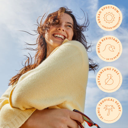 Hawaiian Tropic Weightless Hydration Lotion Sunscreen SPF 30, 6oz Twin Pack | Oil Free Sunscreen, Hawaiian Tropic Sunscreen SPF 30, Oxybenzone Free Sunscreen, Body Sunscreen Pack, 6oz each