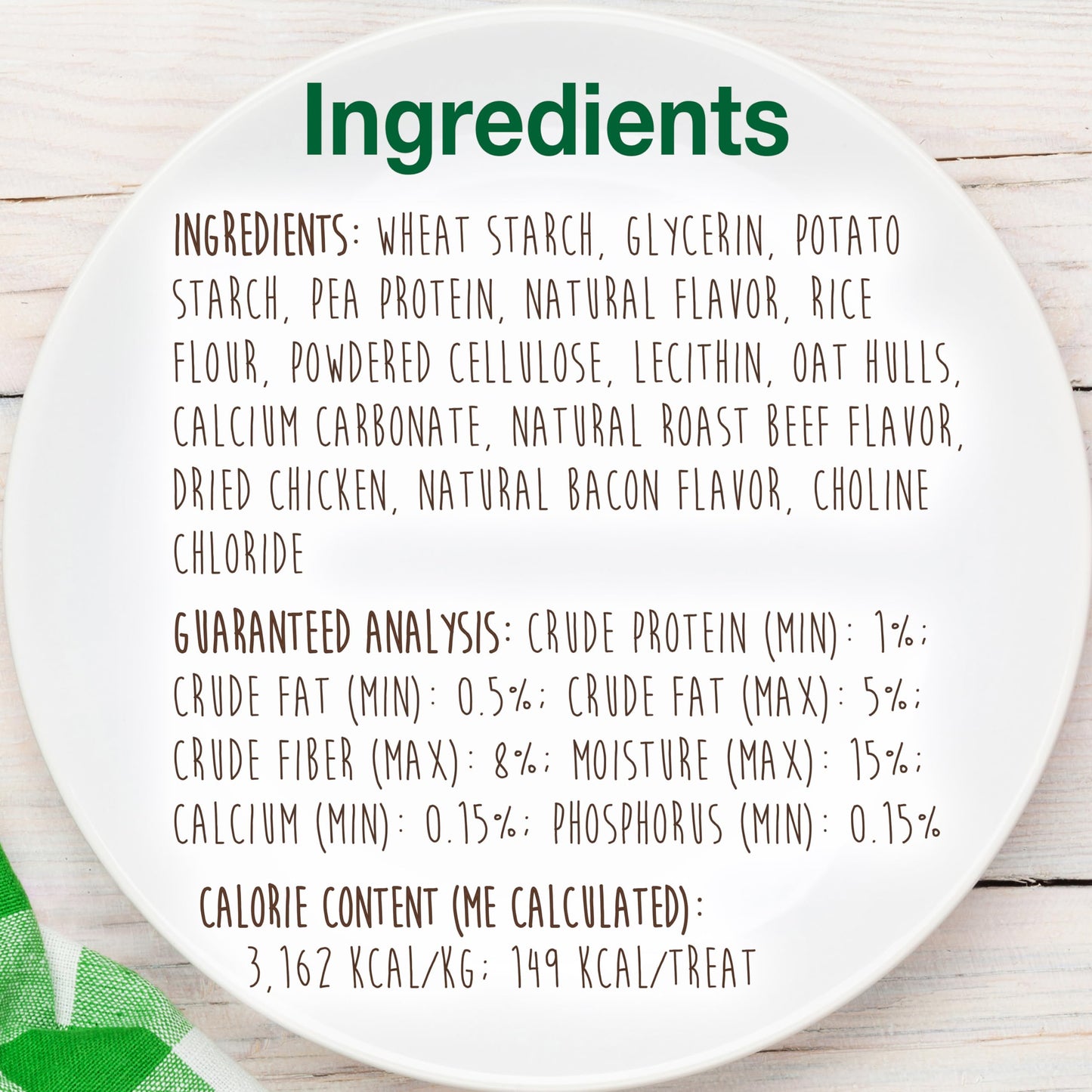 Nylabone Healthy Edibles Natural Dog Chews Long Lasting Roast Beef Flavor Treats for Dogs, Small/Regular (2 Count)