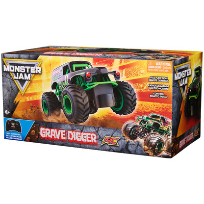 Monster Jam, Official Grave Digger Remote Control Monster Truck, 1:24 Scale, 2.4 GHz, Kids Toys for Boys and Girls Ages 4 and up