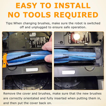 Main Roller Brush Replacement for Shark Matrix RV2300 & Shark AI RV2300S RV2310 RV2310AE AV2310 AV2310AE RV2320S UR2350AE AV2501S AV2501AE RV2502AE Main Brush Robot Vacuum Accessories Parts LUXRILIX