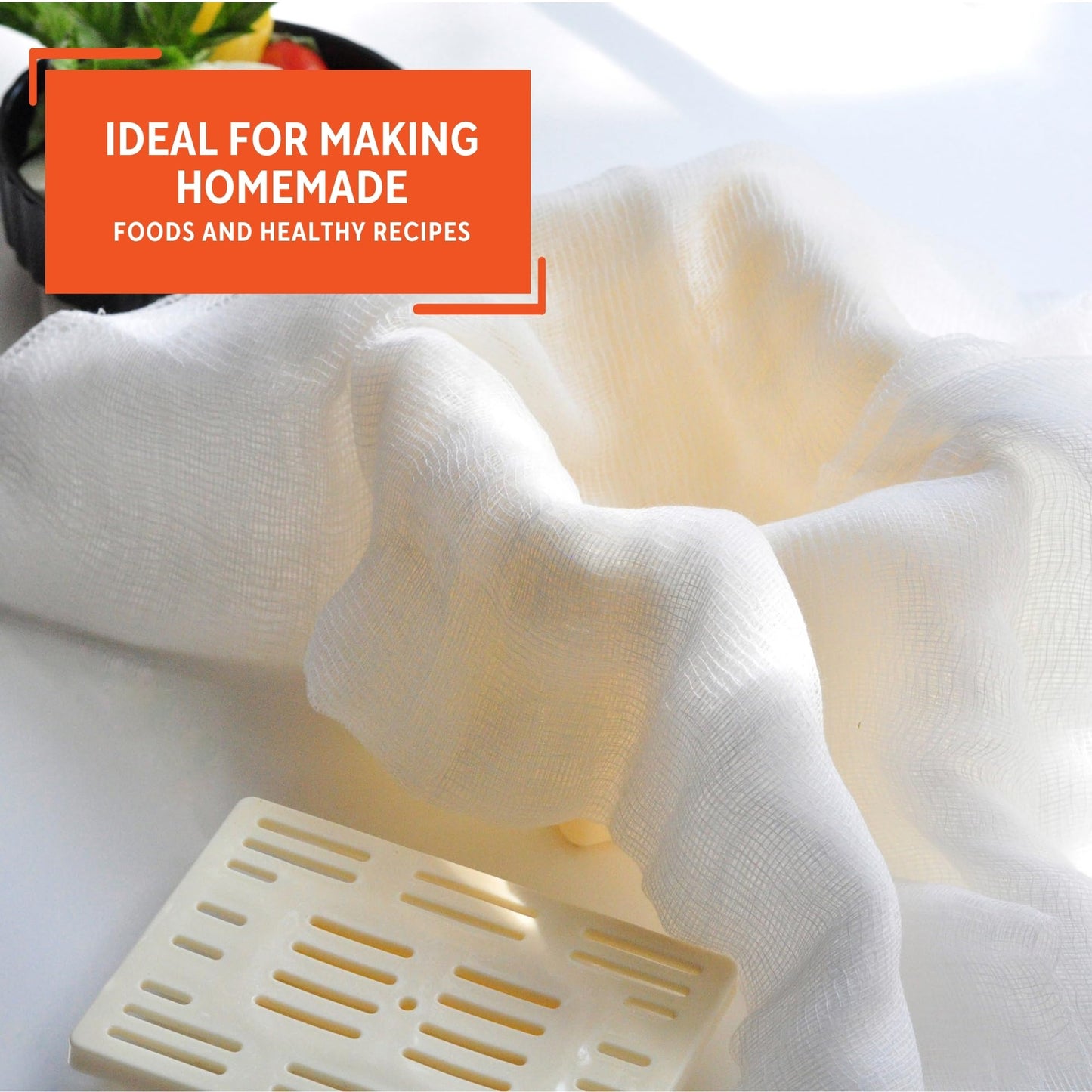 IMUSA Cotton Cheesecloth, White