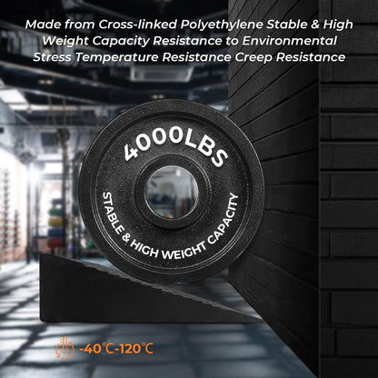 Actomall Squat Wedge Block - Large Slant Board for Heel Elevated, Knees Over Toes & Splits Squats, Calf Stretches & Weightlifting Recovery