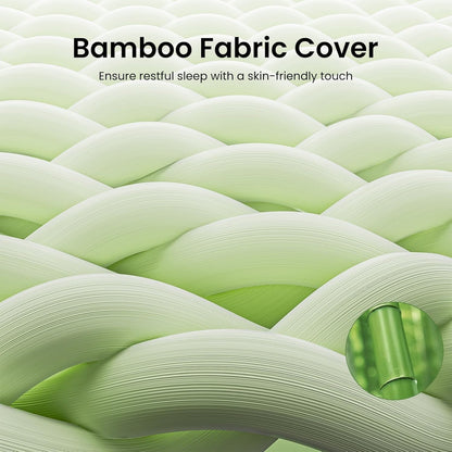 Marsail Twin XL Mattress Topper, 3 Inch Cooling Memory Foam Gel Infused with Soft Cover, CertiPUR-US and Oeko-TEX Certified, Suitable for Sofa, RV, Camping