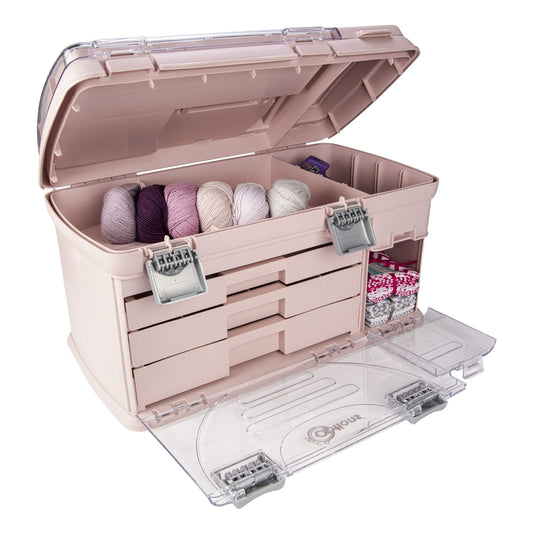 Large Three Drawer Organization System - Two Small Utility Stows | Battery, Jewelry, Small Parts, Craft, Sewing, Paint, Collectibles Storage