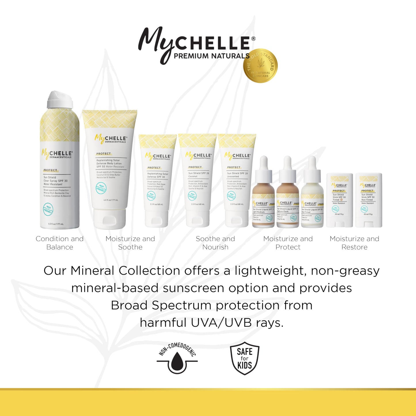 MyCHELLE Dermaceuticals Sun Shield SPF 28 Unscented (2.3 Fl Oz) - Soothing Reef Safe Sunscreen with Vitamin E and Aloe - TSA Approved. Liquid Zinc Sunscreen for Face and Body