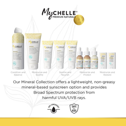 MyCHELLE Dermaceuticals Sun Shield SPF 28 Unscented (2.3 Fl Oz) - Soothing Reef Safe Sunscreen with Vitamin E and Aloe - TSA Approved. Liquid Zinc Sunscreen for Face and Body