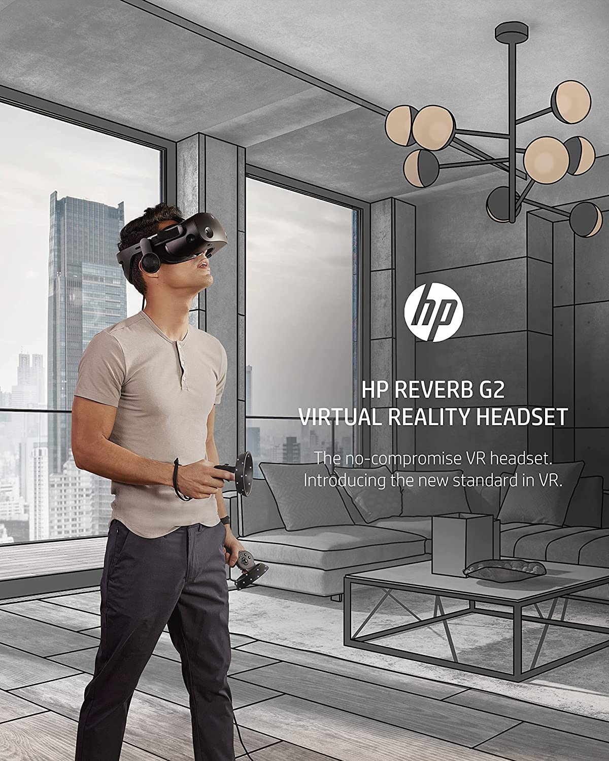 2022 HP Reverb G2 Virtual Reality Headset V2 Version