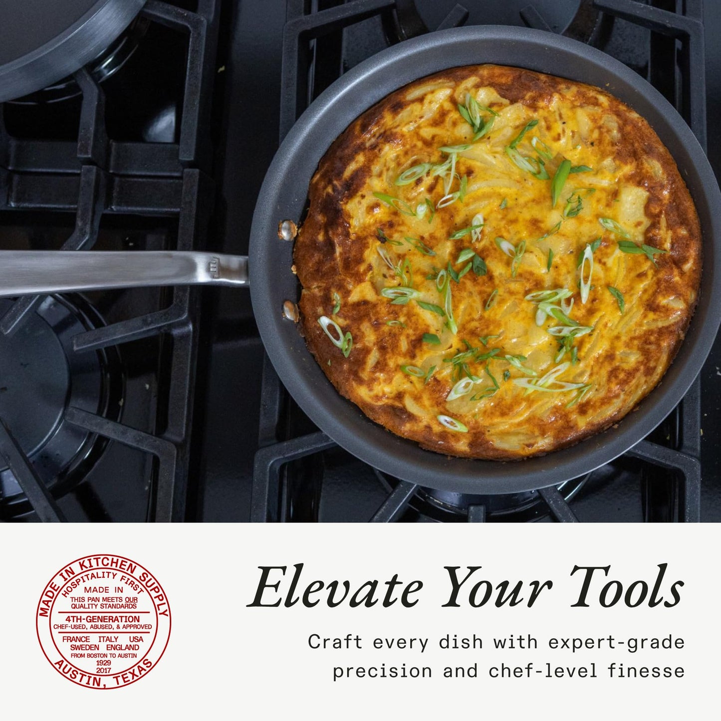 Made In Cookware - ProCoat 12" Non Stick Frying Pan (Graphite) - 5 Ply Stainless Clad Nonstick - Professional Cookware - Crafted in Italy - Induction Compatible