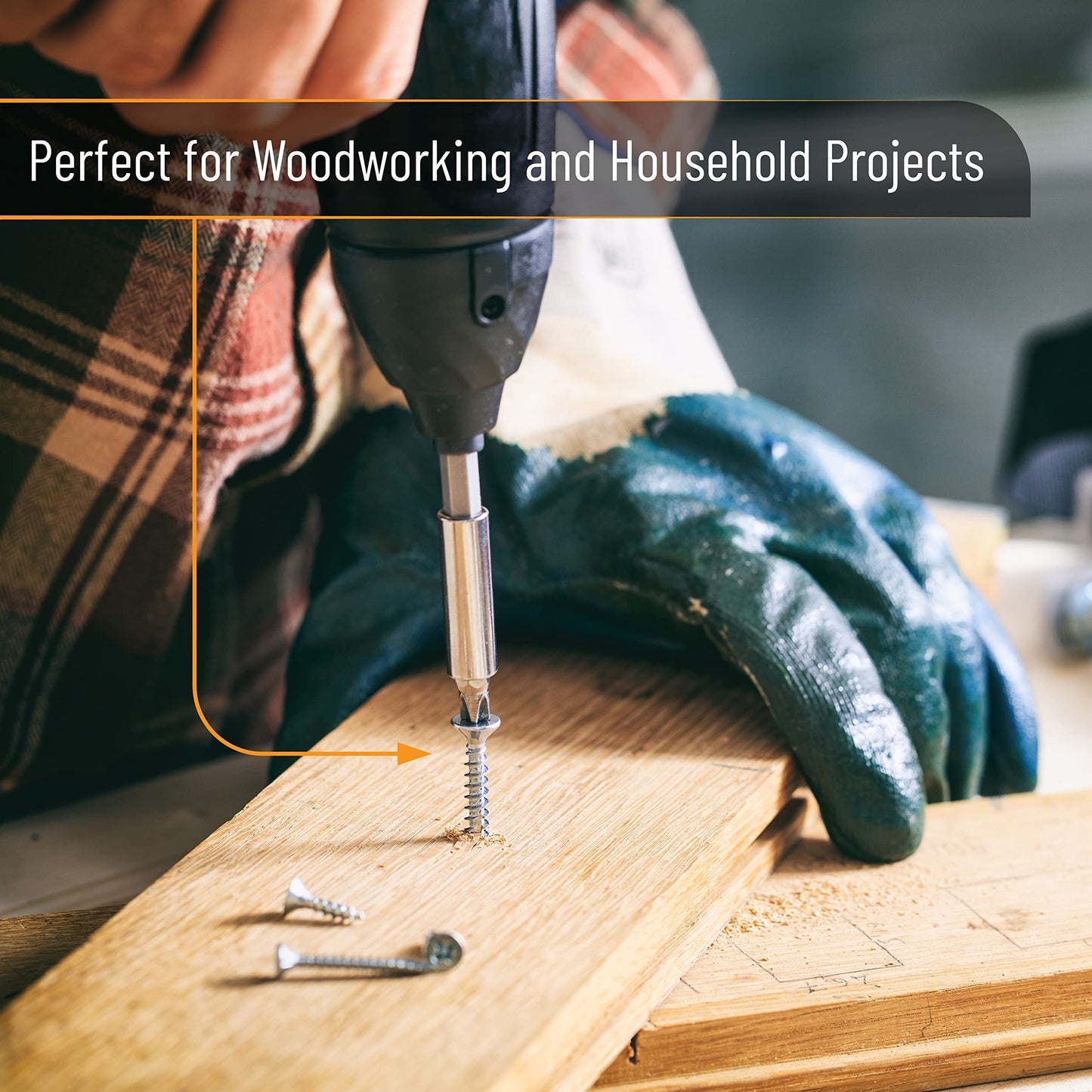 Mr. Pen- Wood Screws Assortment Kit, 152 pcs, Silver, Phillips Tips, Assorted Wood Screws, 6 Sizes (2”, 1-1/2”, 1-1/4”, 1”, 3/4”, 1/2”)