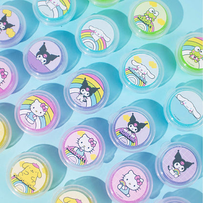 Hello Kitty Ultimate Slime Set, 25-Pack Scented Glitter Slimes, Party Favors for Kids 8-12, Slime Bulk, Mini Slime, Sanrio Stuff