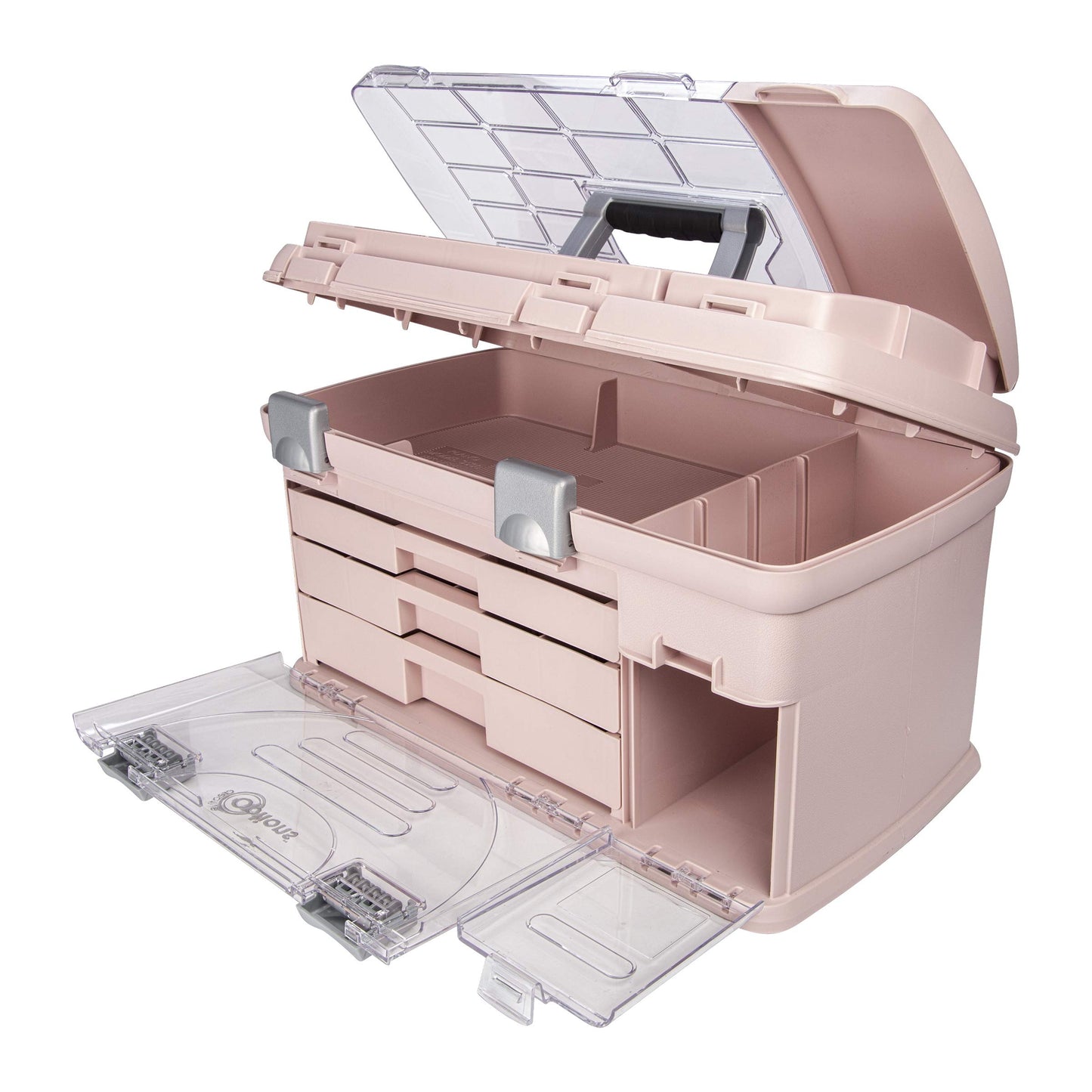 Large Three Drawer Organization System - Two Small Utility Stows | Battery, Jewelry, Small Parts, Craft, Sewing, Paint, Collectibles Storage