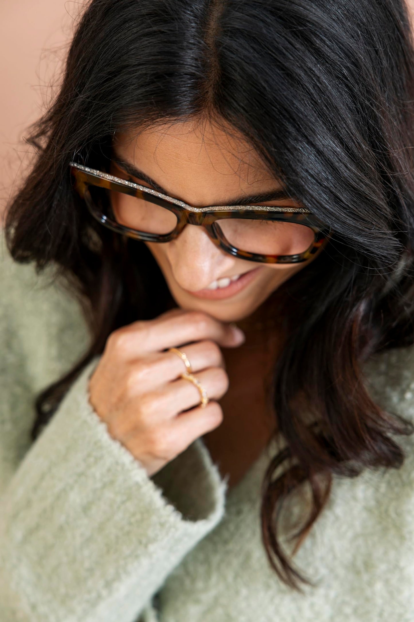 Peepers by PeeperSpecs Oprah's Favorite Women's Shine On Square Blue Light Blocking Reading Glasses - Tortoise +2.00