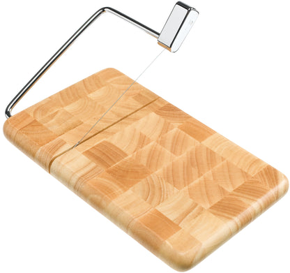 Prodyne Butcher Block Cheese Slicer, 9 1/2" x 6",End Grain Beechwood