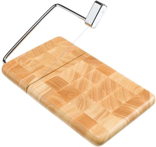 Prodyne Butcher Block Cheese Slicer, 9 1/2" x 6",End Grain Beechwood
