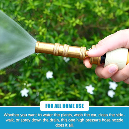 100FT RV Water Hose,5/8” Drinking Water Hose Lead-free, 3/4" Solid Aluminum Fittings-No Leak,Garden hose Extender/Hose Reel Connector with Adjustable Twist Hose Nozzle For RV/Trailer/Camping/Truck