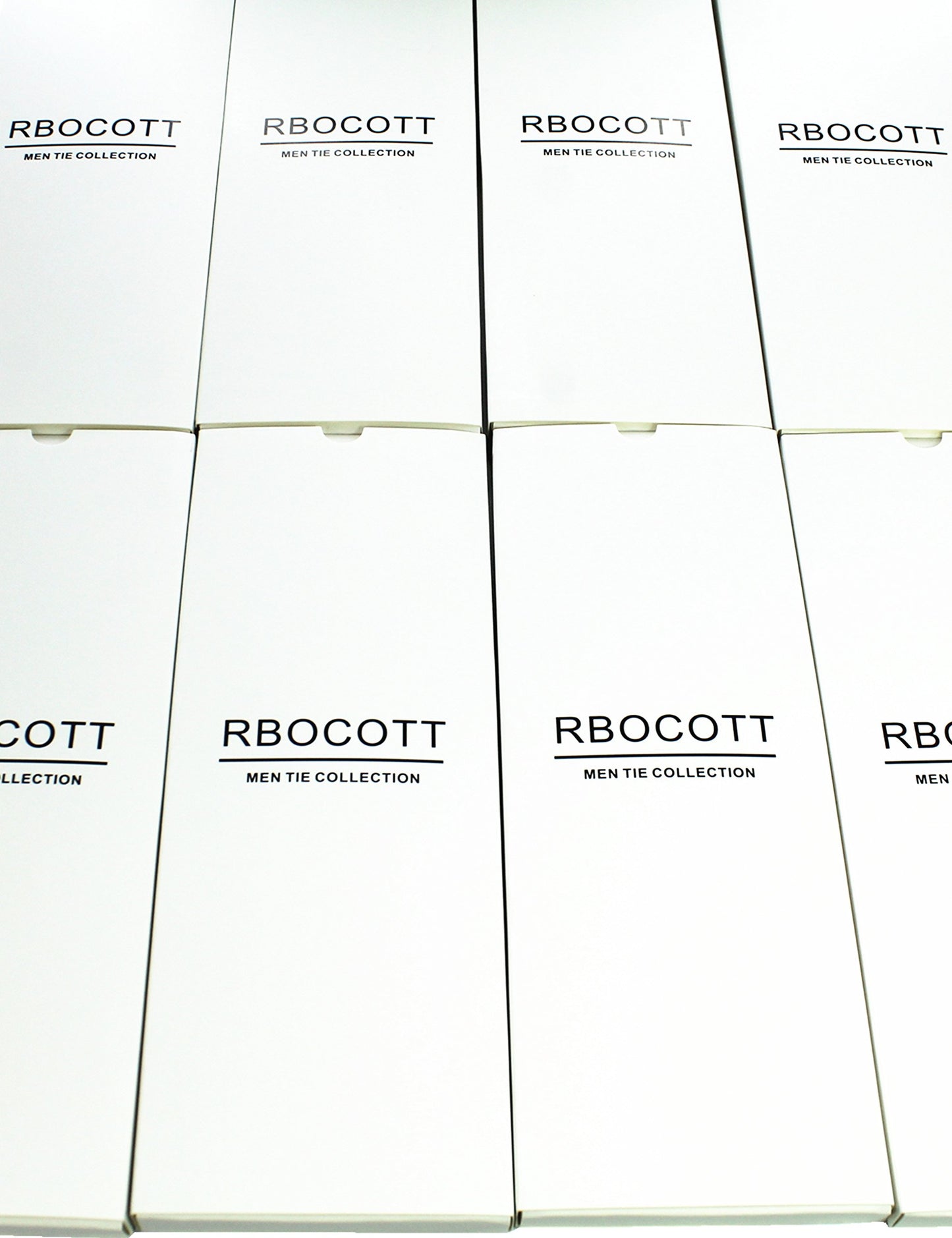 RBOCOTT Silk Baby Blue Tie Business Wedding Formal Necktie for Men (Light Blue)