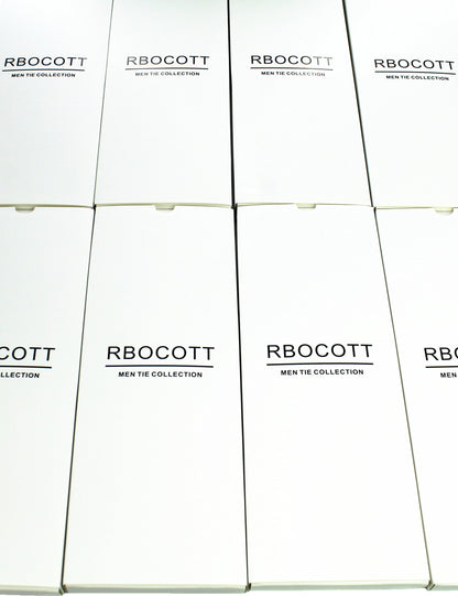 RBOCOTT Silk Baby Blue Tie Business Wedding Formal Necktie for Men (Light Blue)