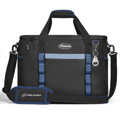 Maelstrom ICY Hollow Cooler Bag,75 Cans Collapsible Soft Sided Cooler,Extra Large Insulated Leakproof Lunch Cooler Bag,Portable for Grocery Shopping,Camping,Tailgating and Road Trips, G: 75 Can Black
