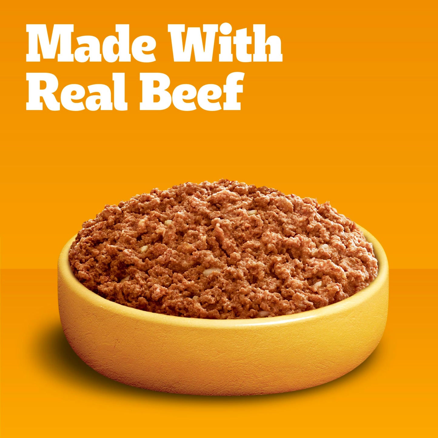 Pedigree Chopped Ground Dinner Adult Canned Soft Wet Dog Food Beef Flavor, 22 oz. Cans (12 Count, Pack of 1)