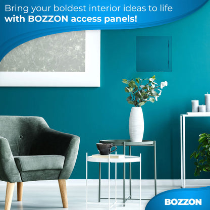 Access Panel for Drywall - 10x10 inch - Wall Hole Cover - Access Door - Plumbing Access Panel for Drywall - Heavy Durable Plastic White