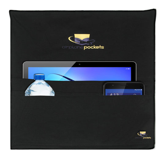 Airplane Pockets - Airplane Accessories - Plane Travel Essentials - Travel Organizer - Seat Storage Organizer - Air Travel Essentials - Seat Back Organizer - International Travel Must Haves