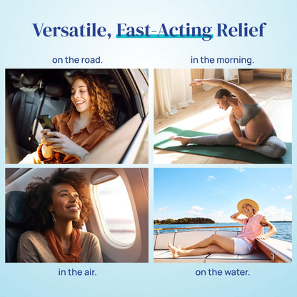 Allclair Nausea Relief Inhaler - Take Control of Motion Sickness, Morning Sickness, Medication, Stress - Fast, Natural, Drug-Free, Non-Drowsy & Portable Travel Essential - Pack of 2 Inhalers