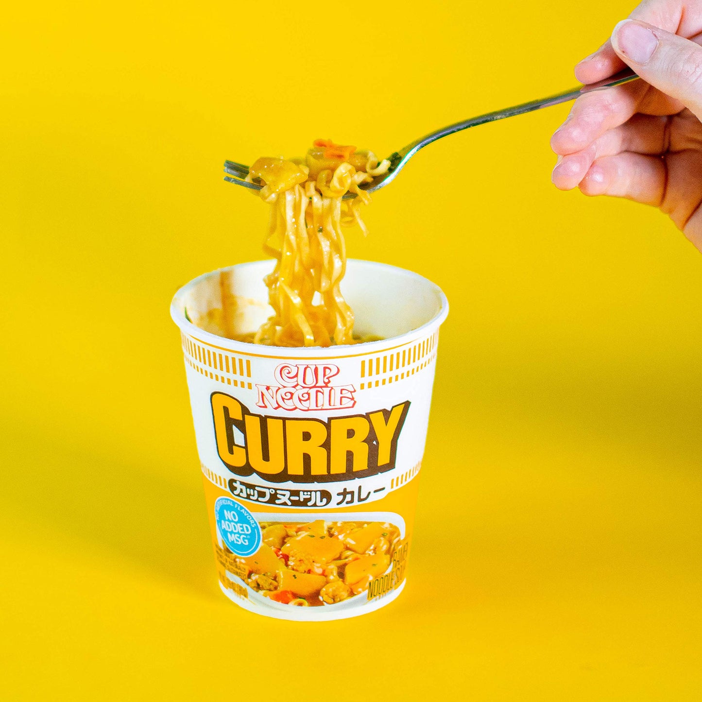 Nissin Cup Noodle Ramen Noodle Soup, Curry, 2.82 Ounce (Pack of 6)