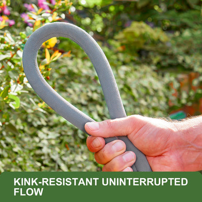 GUKOK 2025 Upgraded 50FT Non-Expanding Garden Hose, Ultra-Light & Flexible Water Hose - Burst-Resistant, Kink-Free, High-Pressure, All-Weather Use for Lawns, Gardens, and Outdoor Cleaning