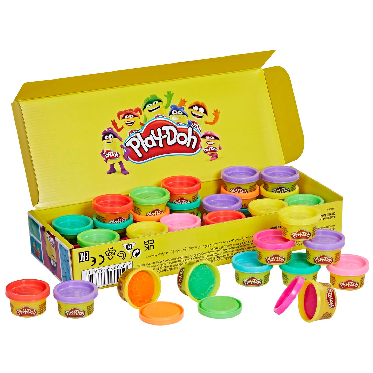 Play Doh Bulk Handout 42-Pack of 1-Ounce Modeling Compound Cans, Back to School Gifts, Prizes, & Party Favors, Kids Arts & Crafts, Preschool Toys, Ages 2+ (Amazon Exclusive)