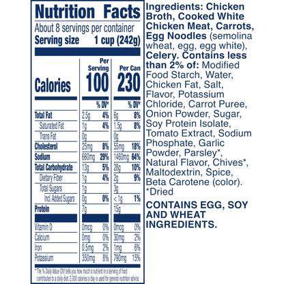 Progresso Traditional, Chicken Noodle Soup, Ready To Serve, 19 oz., 4 Pack