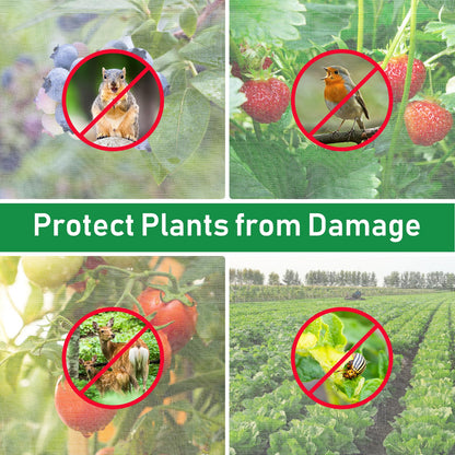 2Pack 10x30ft Garden Netting Mesh Barrier, Ultra Fine Mosquito Net for Patio,Garden Netting for Raised Beds,Fruit Tree Netting for Garden Protection Blueberry Bush Netting Cover