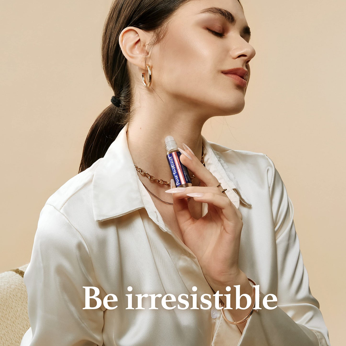 Pure Instinct Roll-On - The Original Pheromone Infused Essential Oil Perfume Cologne - TSA Ready (Crave - Women)