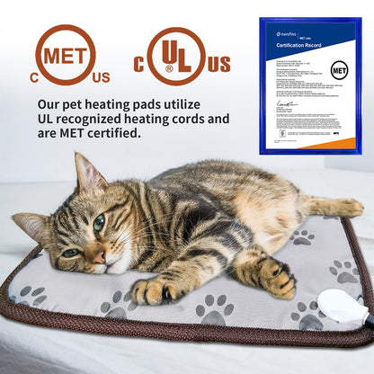 GOLOPET Large Dog Heating Pad 34x21in Waterproof Pet Heating Pad for Dogs Smart Thermostat Switch, Whelping Supplies Heated Dog Bed,Adding Wire Rope Wires Puppy Heating Pad Mat-Whelping Box for Dogs