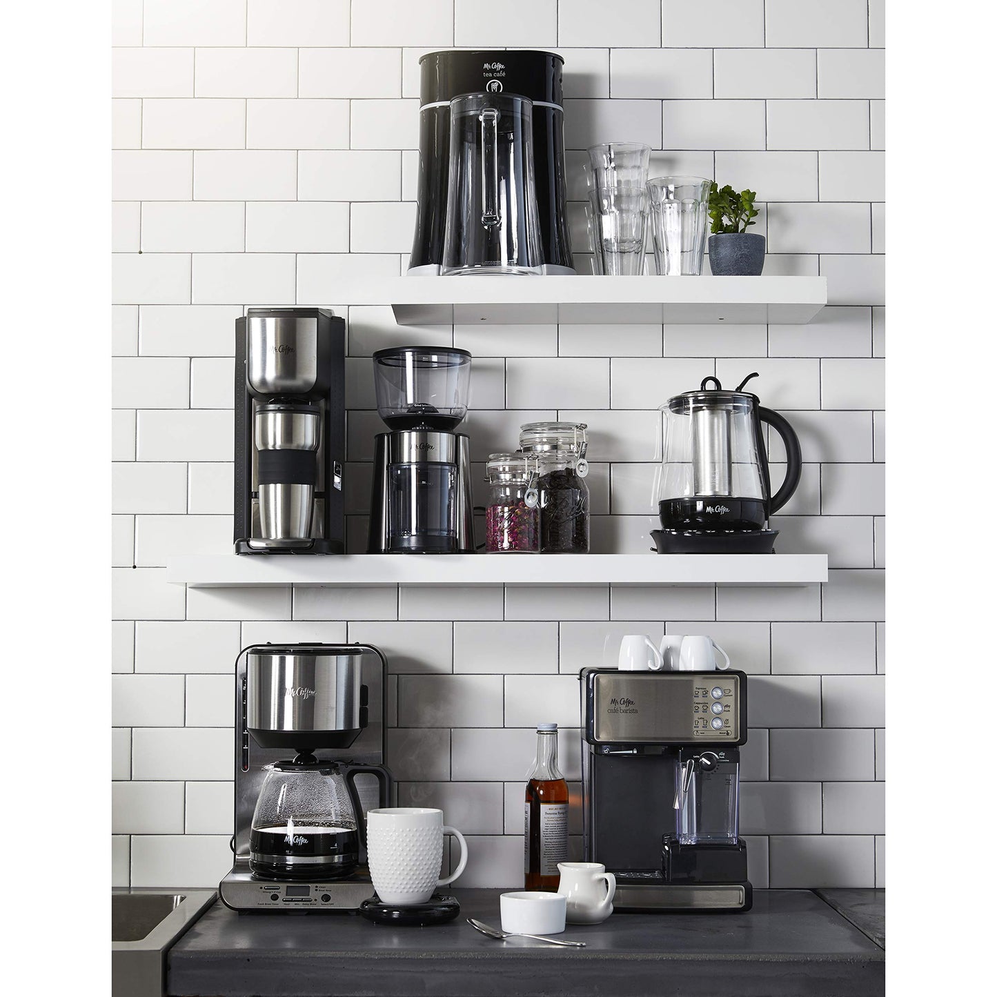 Mr. Coffee Mug Warmer for Coffee and Tea Portable Cup Warmer for Travel Office Desks and Home Black | Gifts for Teachers