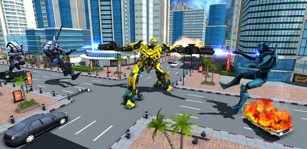 Air Robot Plane Transformation Game 2020