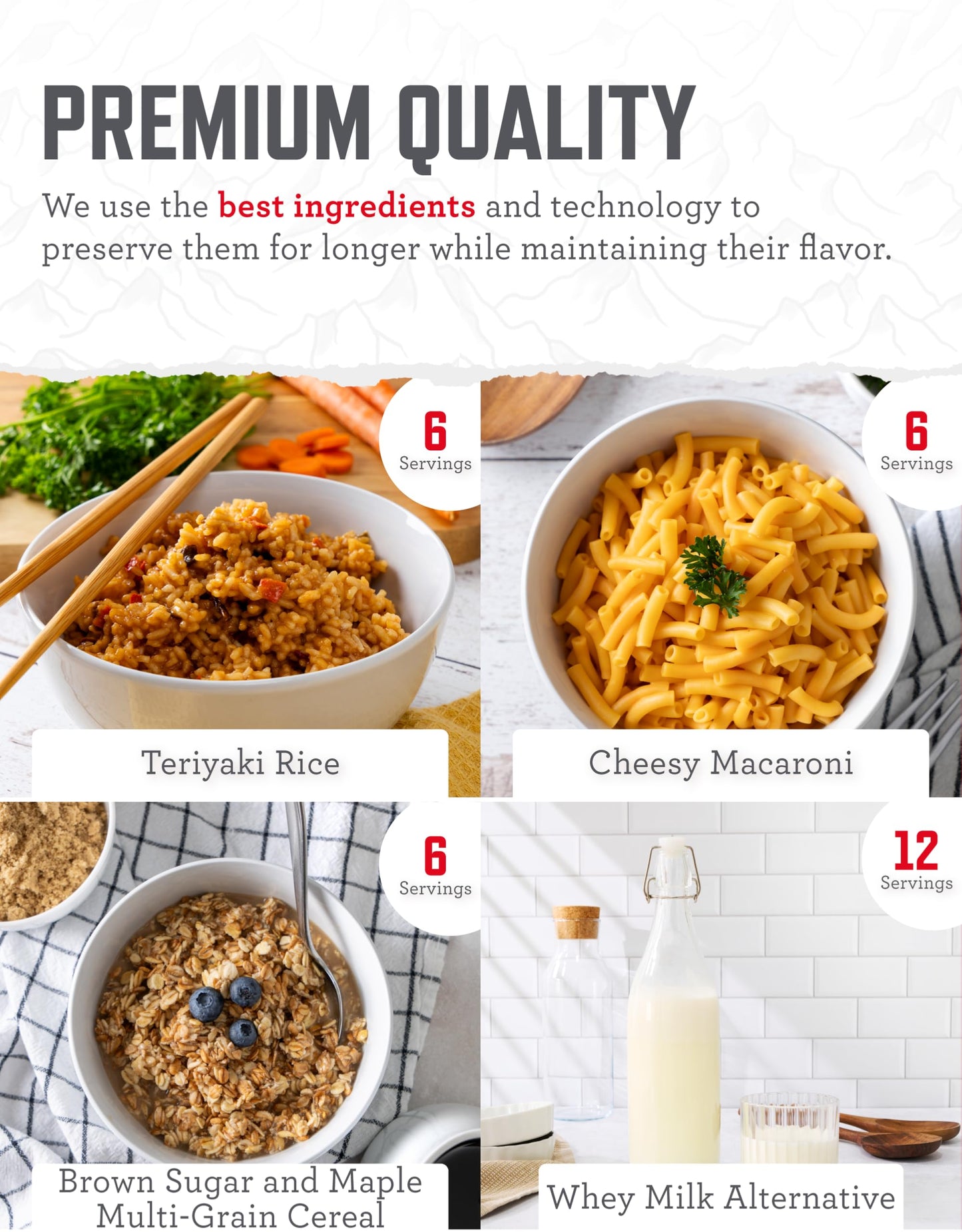 ReadyWise Emergency Food Supply - 72 Hour Survival Kit, 30 Servings of Protein Meals, Freeze Dried Food for Backpacking, Camping Essentials & Disaster Prepping Supplies, up to 25 Year Shelf Life