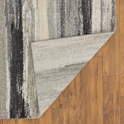 LUXE WEAVERS Tower Hill Abstract Gray 2x7 Area Rug