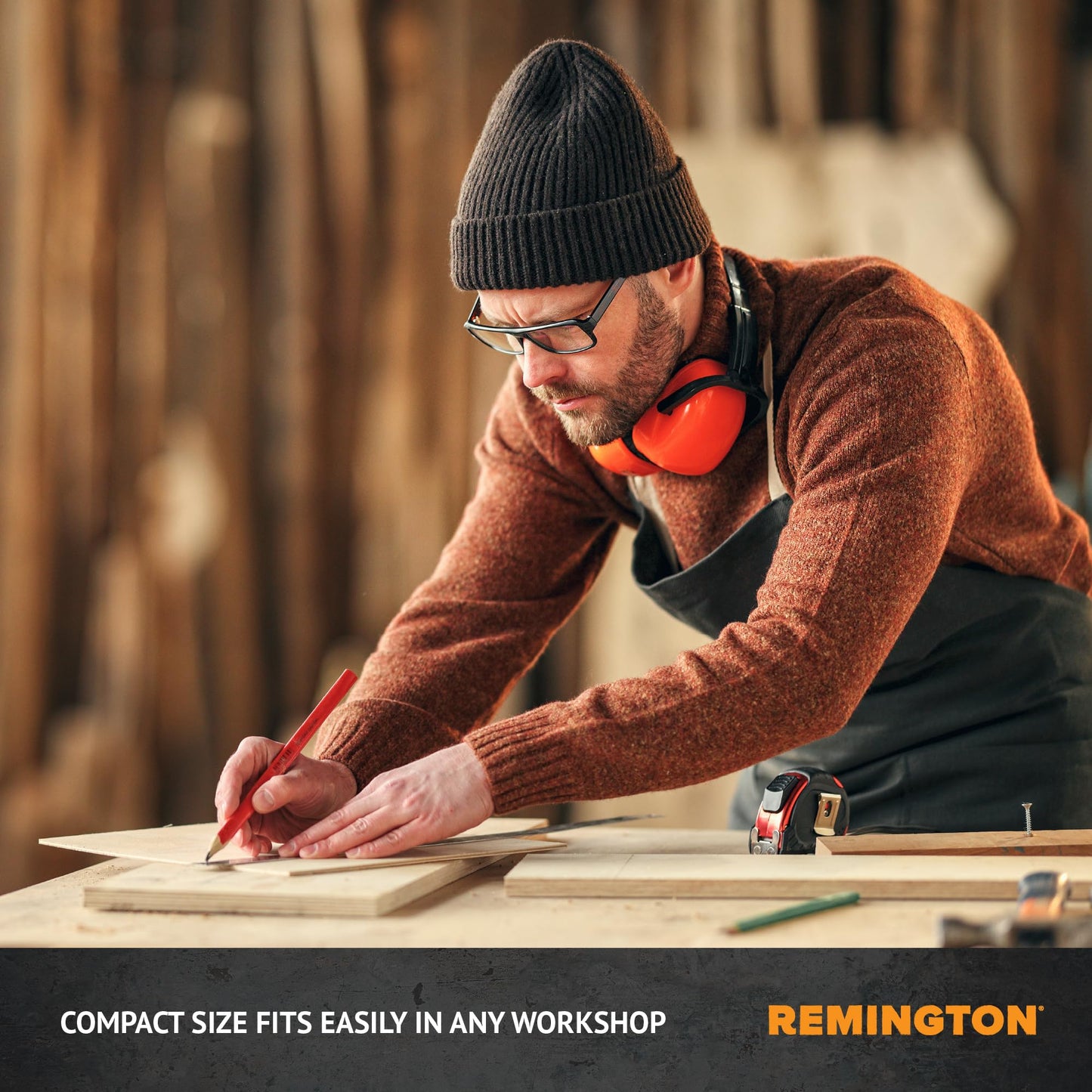 Remington 1500W Heavy-Duty Electric Heater Portable Electric Heater for Garage, Workshop, or Jobsite (REM-222A-120)