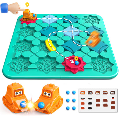 fygurso STEM Board Games, Puzzle Logical Builder Kids Toys, Preschool Montessori Brain Teasers Birthday Gifts for Kids 4-8 Years Old